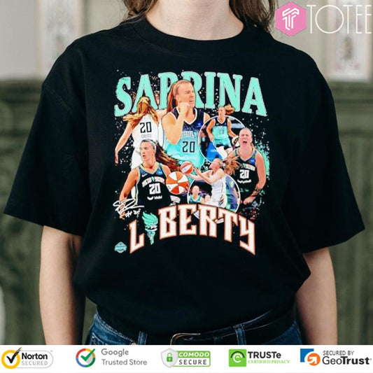 Sabrina Ionescu New York Liberty Wnba All-Star Signature Bootleg T-shirt