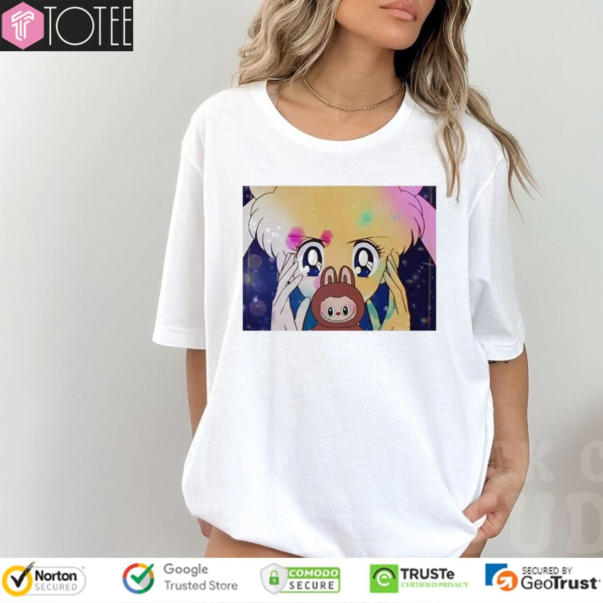Sailor Moon And Labubu T-shirt