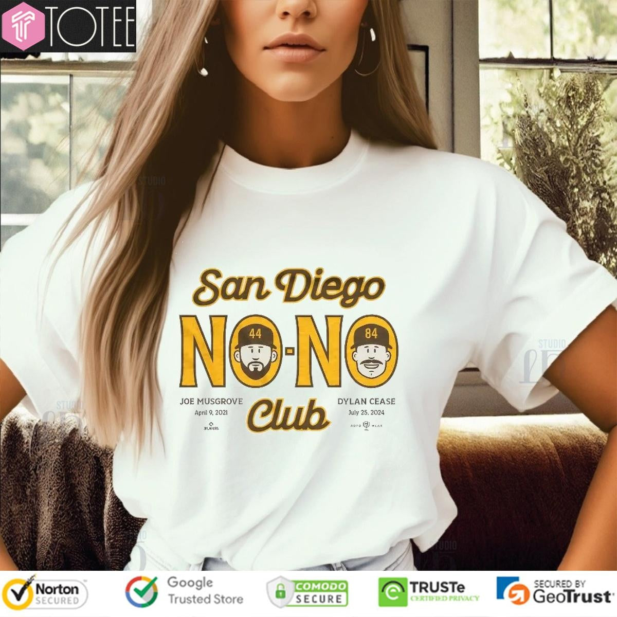 San Diego Padres Joe Musgrove And Dylan Cease No No Club T-shirt