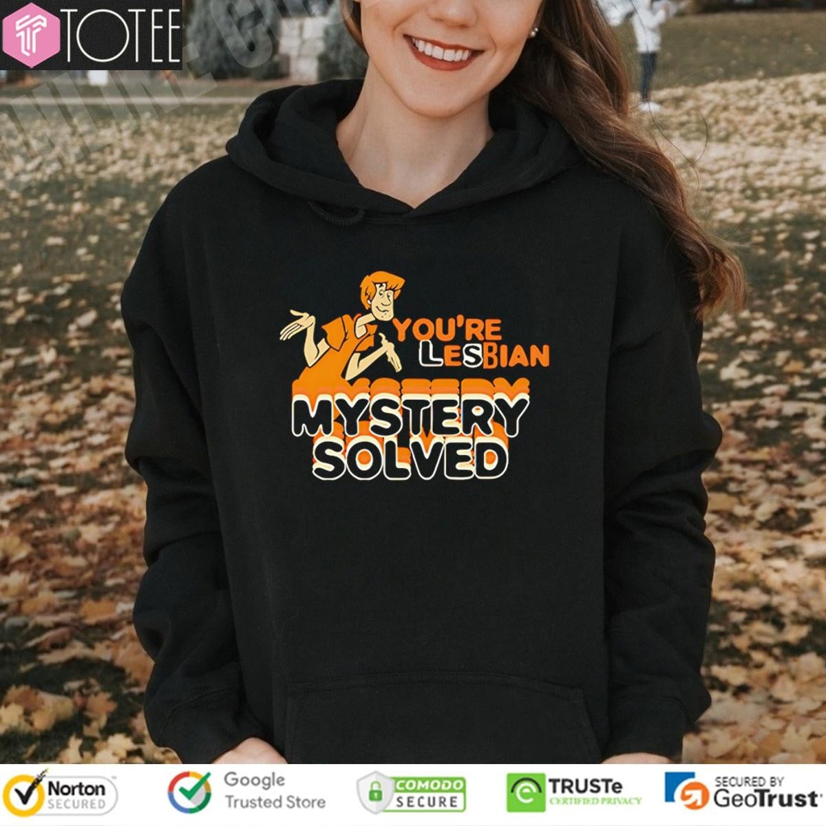Scooby Doo Shaggy Youre Lesbian Mystery Solved T-shirt