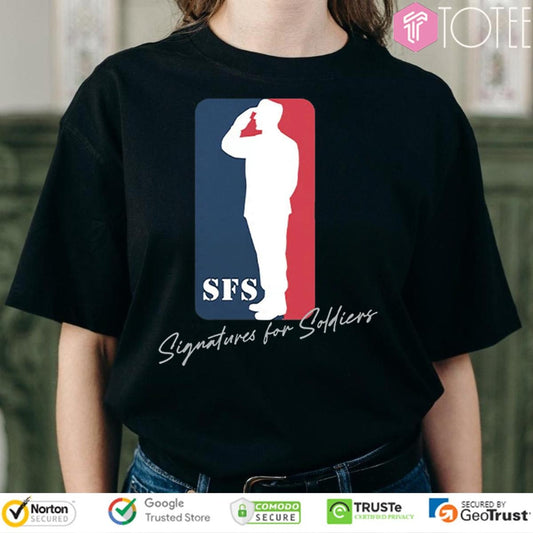 Sfs Baseline Logo Signatures For Soldiers T-shirt