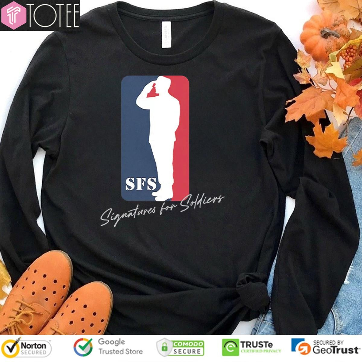 Sfs Baseline Logo Signatures For Soldiers T-shirt