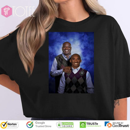 Shaquille Oneal Kobe Bryant Ver Step Brothers T-shirt