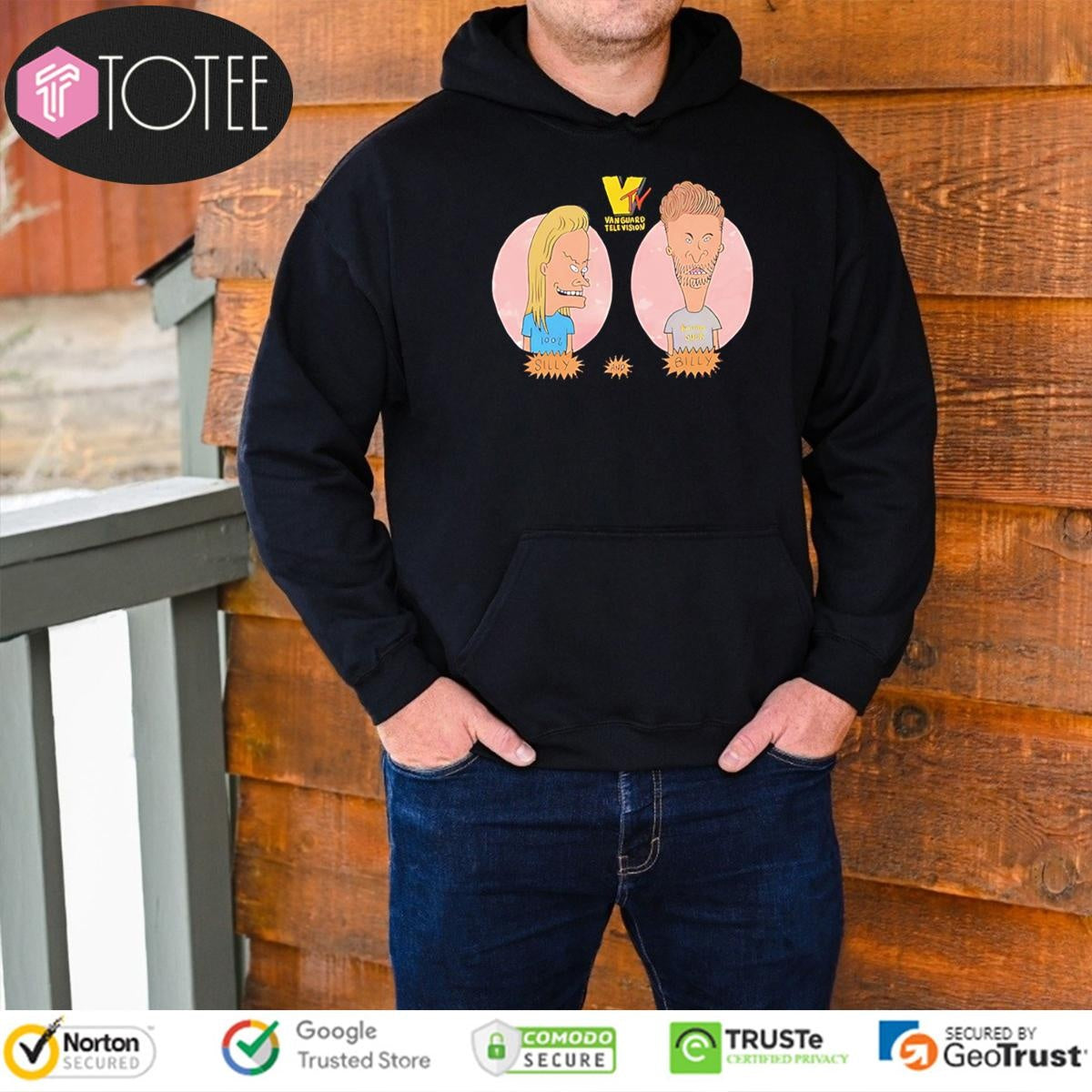 Silly And Billy Beavis And Butt-Head Vanguard Television T-shirt