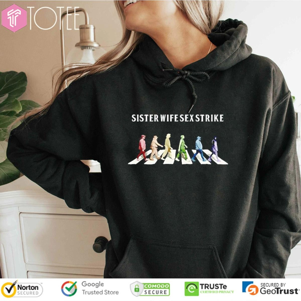 Sister Wife Sex Strike Abbey Road T-shirt