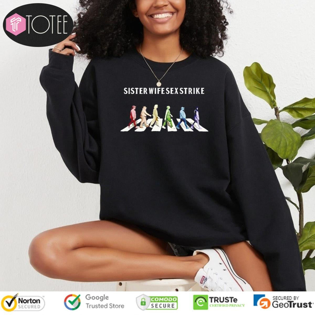 Sister Wife Sex Strike Abbey Road T-shirt