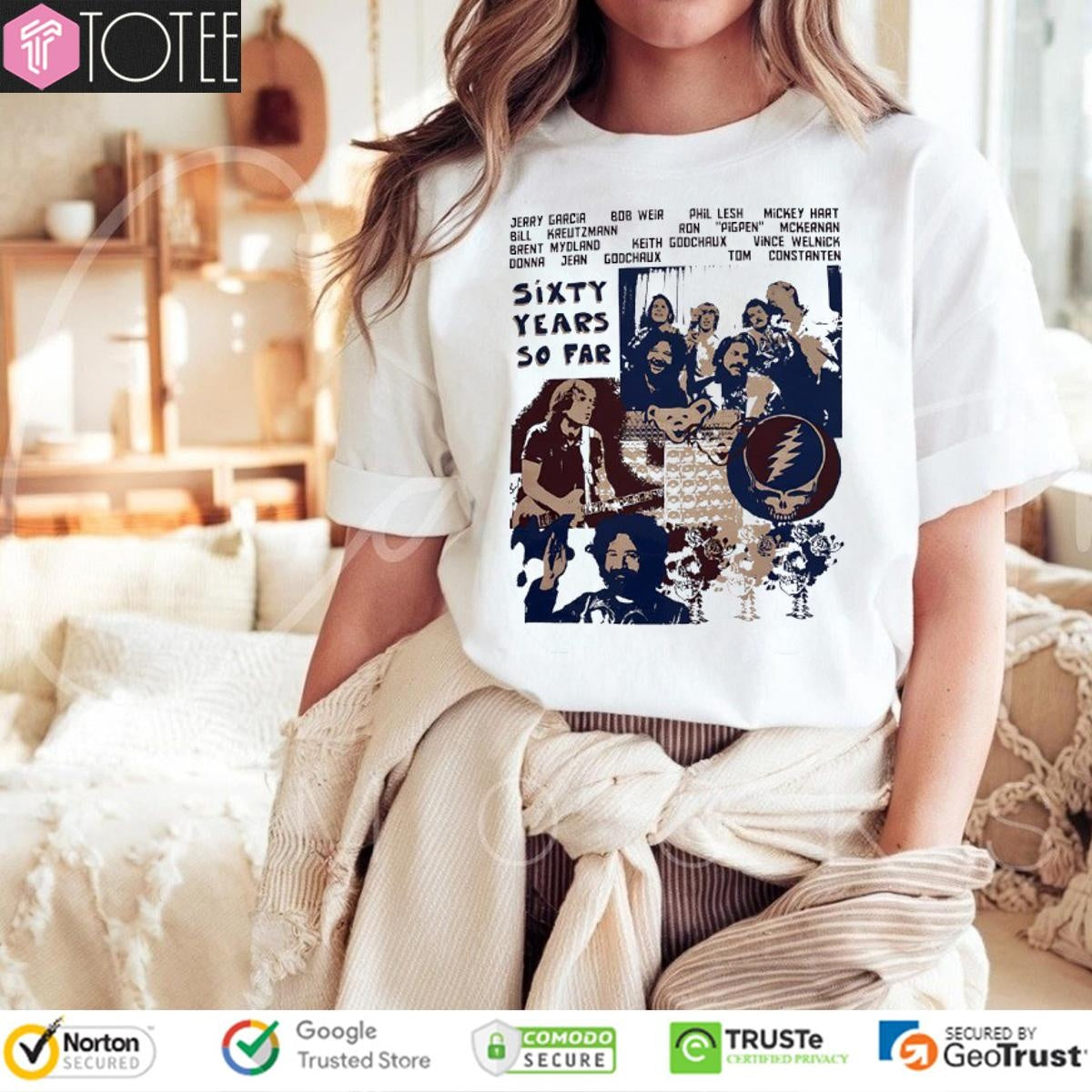 Sixty Years Grateful Dead Legends 60 Years So Far T-shirt