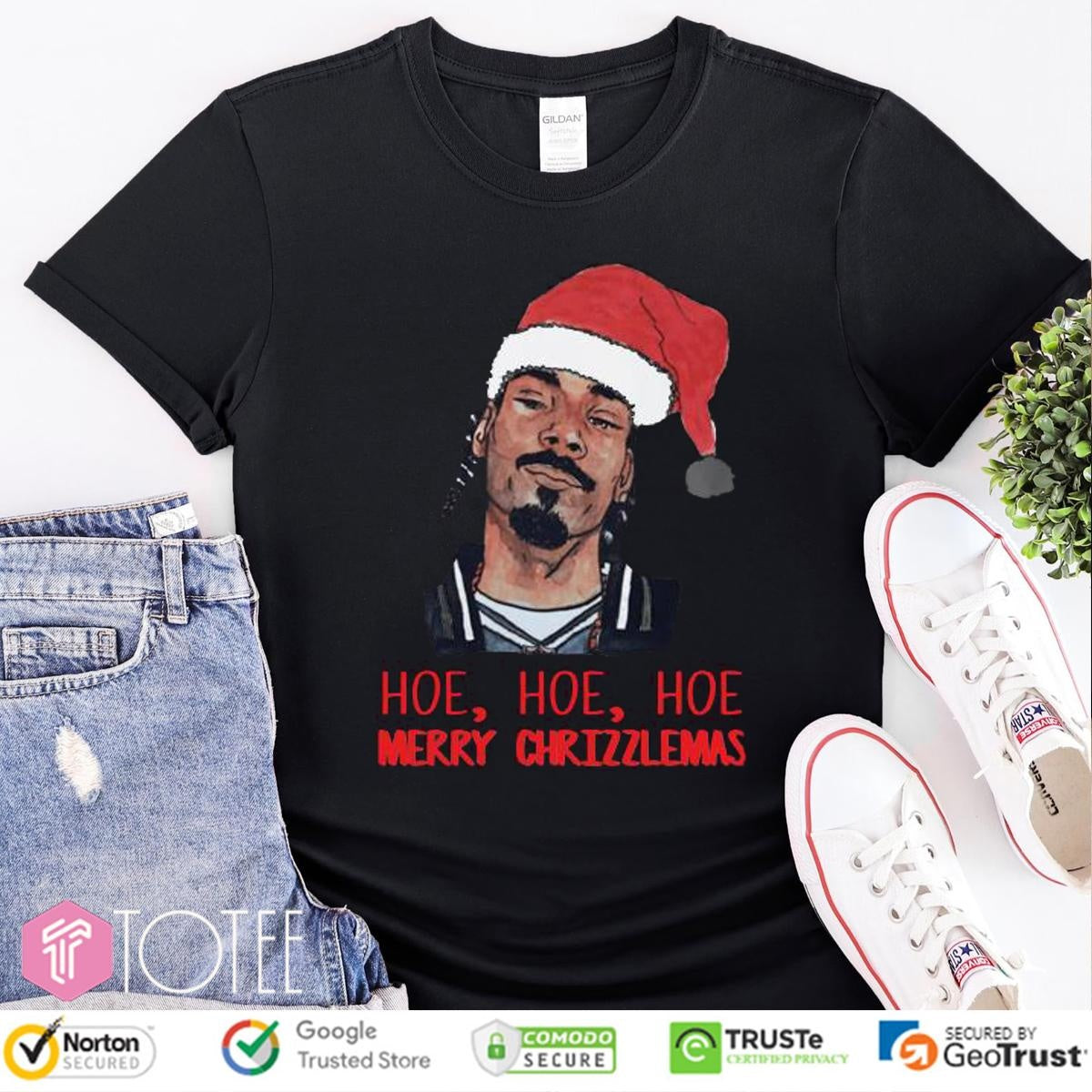 Snoop Dogg Hoe Hoe Hoe Merry Chrizzlemas Happy Christmas T-shirt