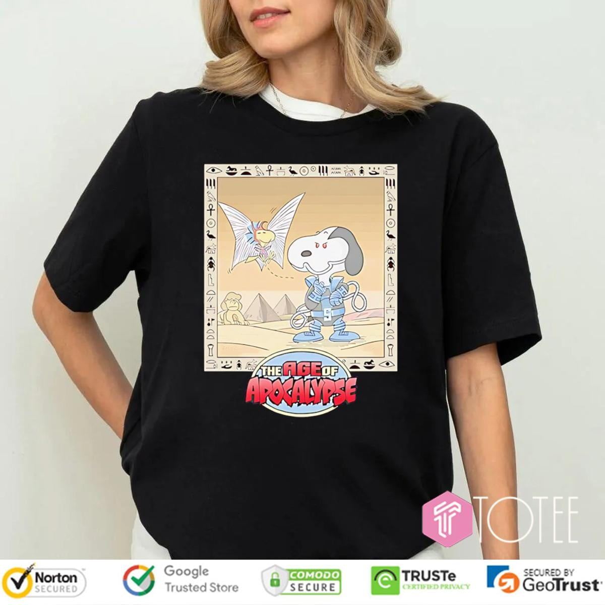 Snoopacolypse Parody Snoopy Woodstock The Age Of Apocalypse X-Men Marvel T-shirt