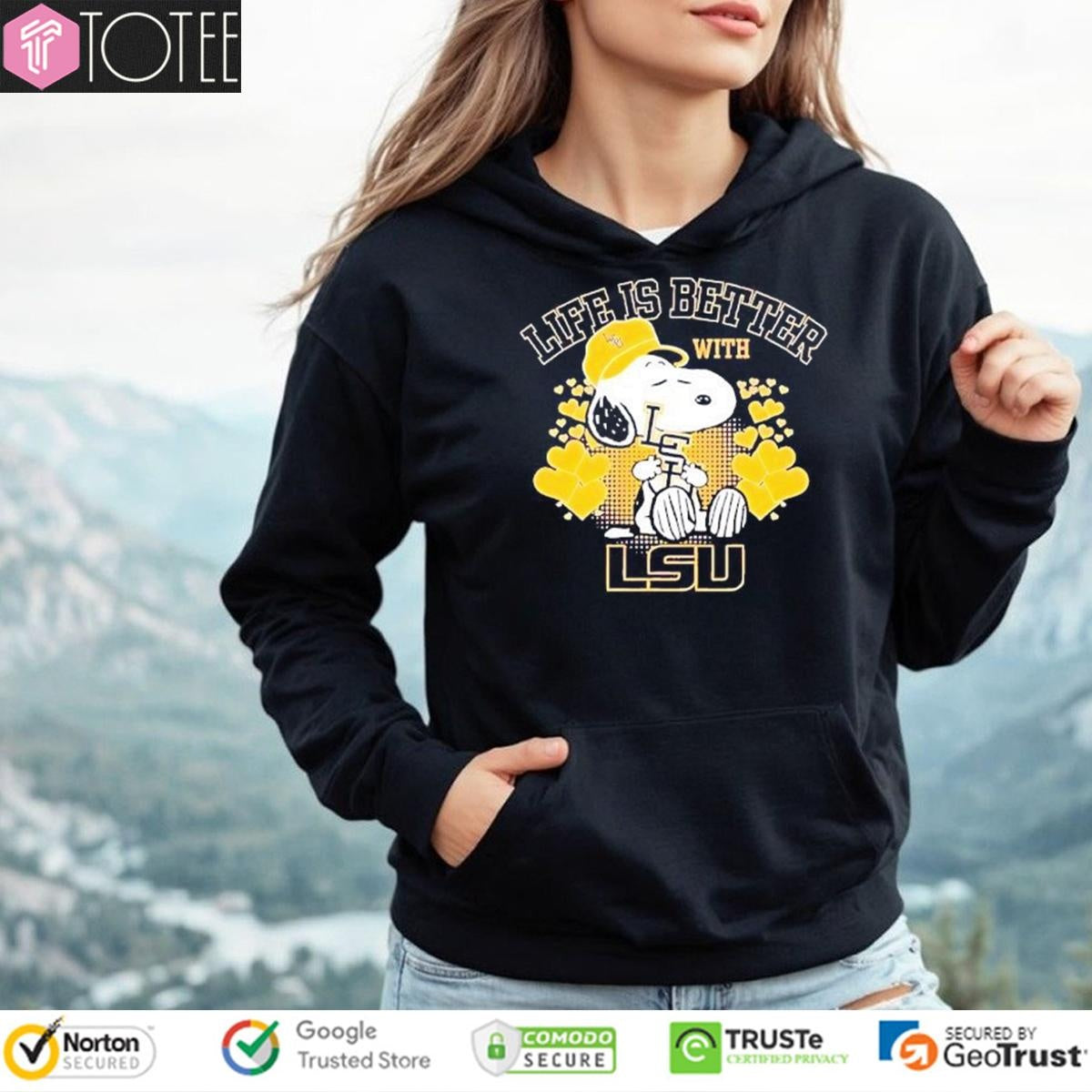 Snoopy Life Is Better With Ls U Baseball T-shirt