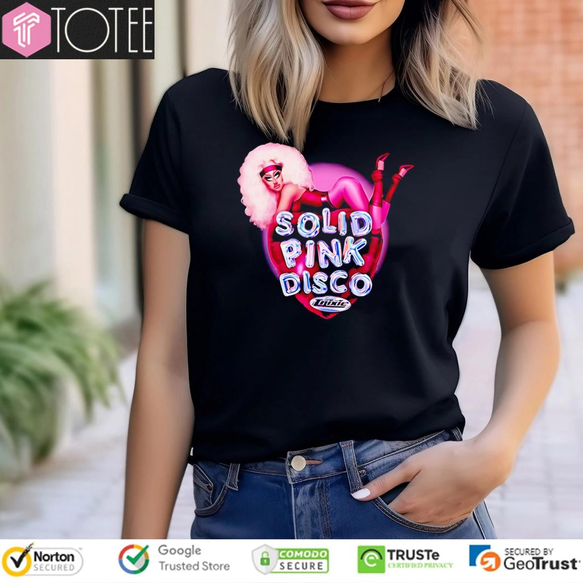 Solid Pink Disco Trixie Mattel T-shirt