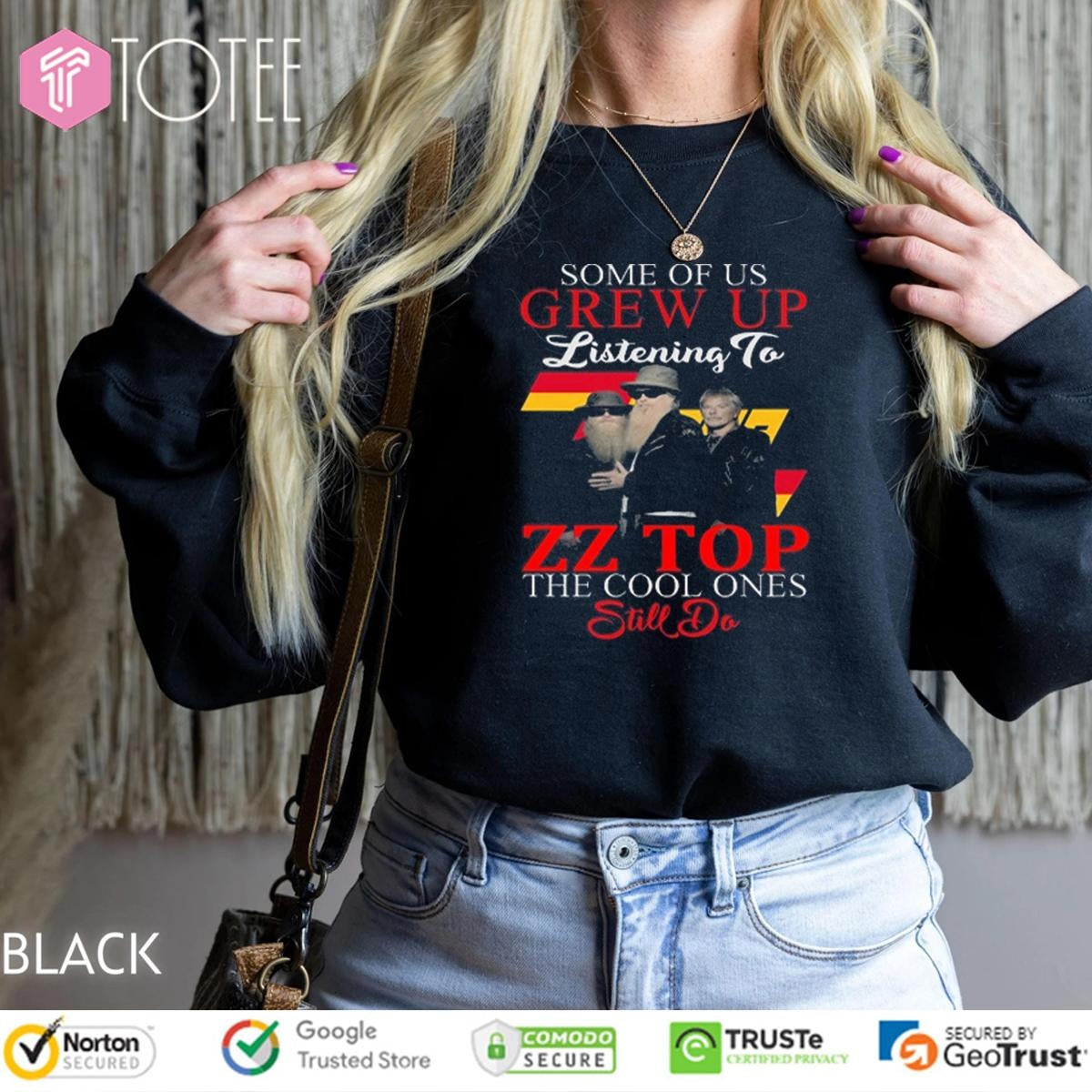 Some Of Us Grew Up Listening To Zz Top Band The Cool Ones Still Do T-shirt