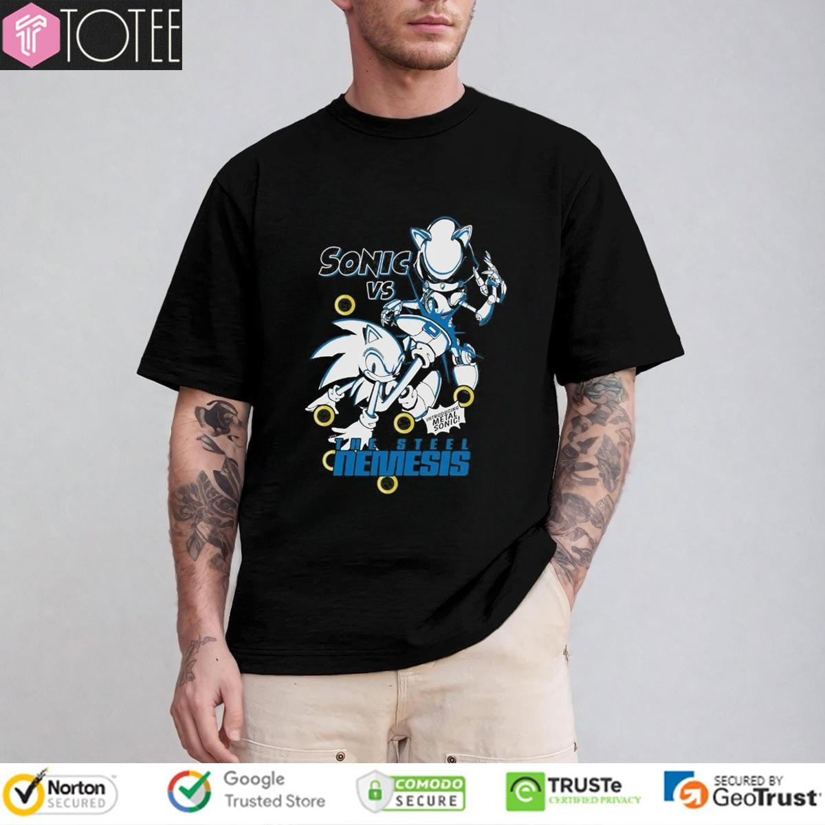 Sonic The Hedgehog Introducing Metal Sonic The Steel Nemesis T-shirt