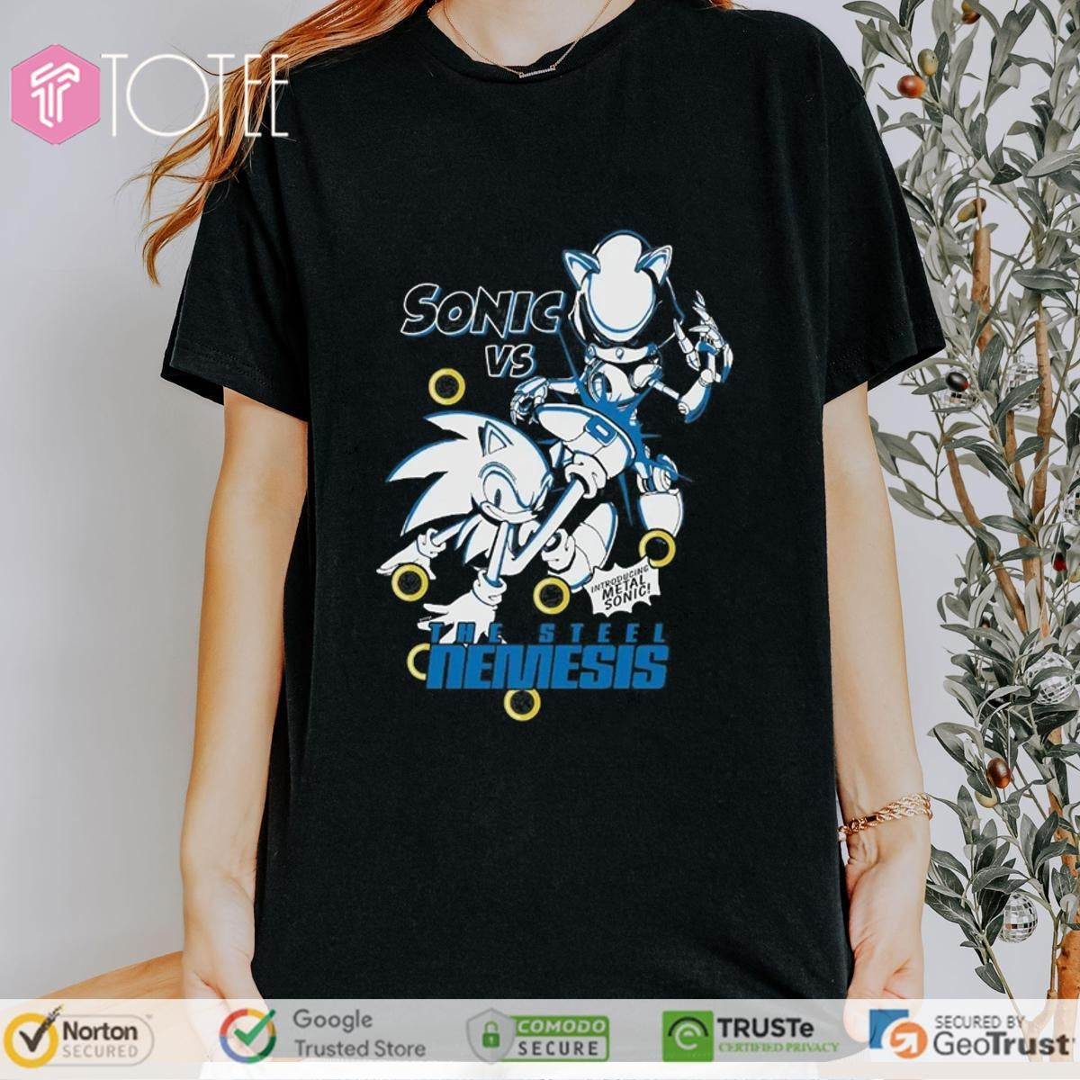 Sonic The Hedgehog Introducing Metal Sonic The Steel Nemesis T-shirt