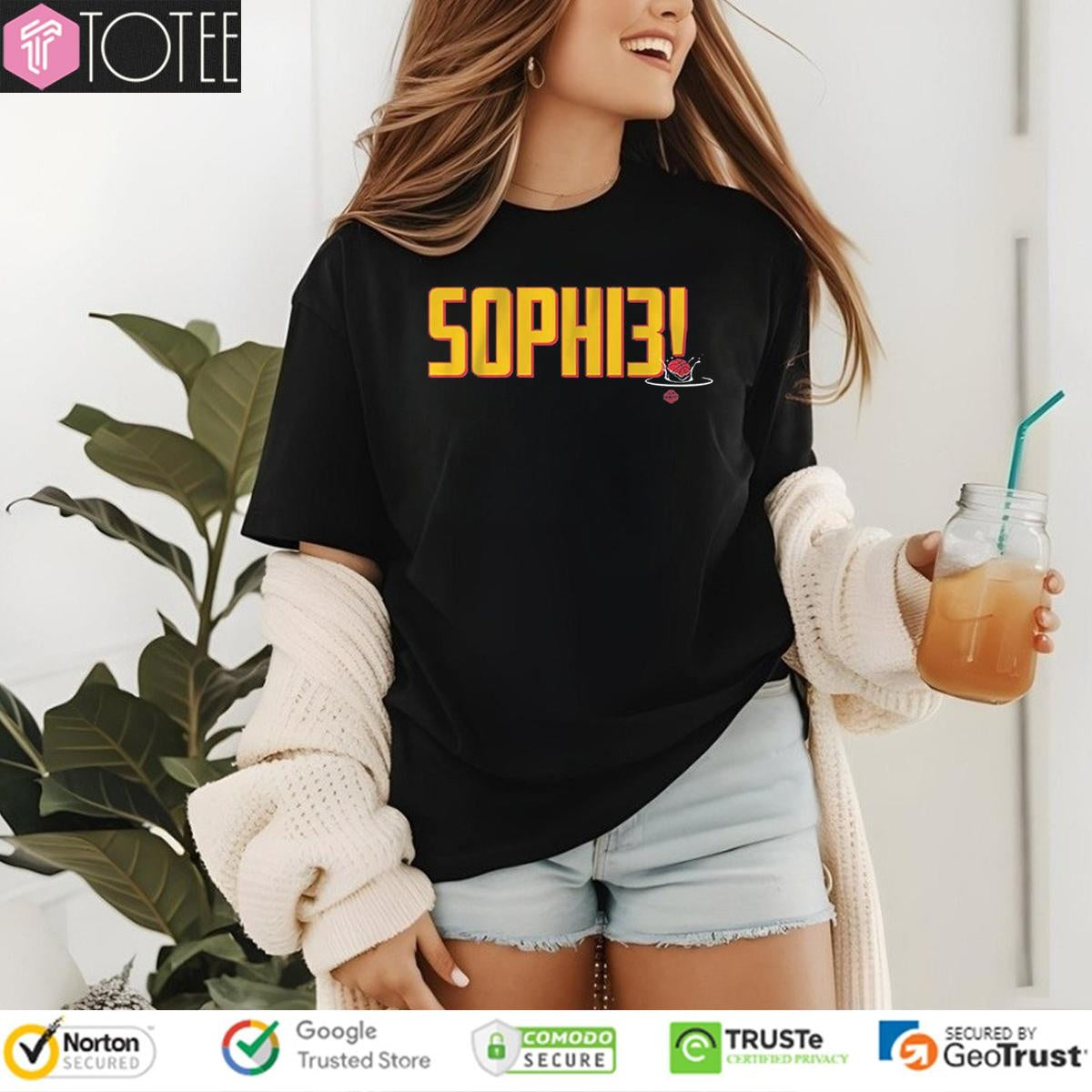 Sophi3 Indiana Fever Sophie Cunningham Indiana Basketball T-shirt