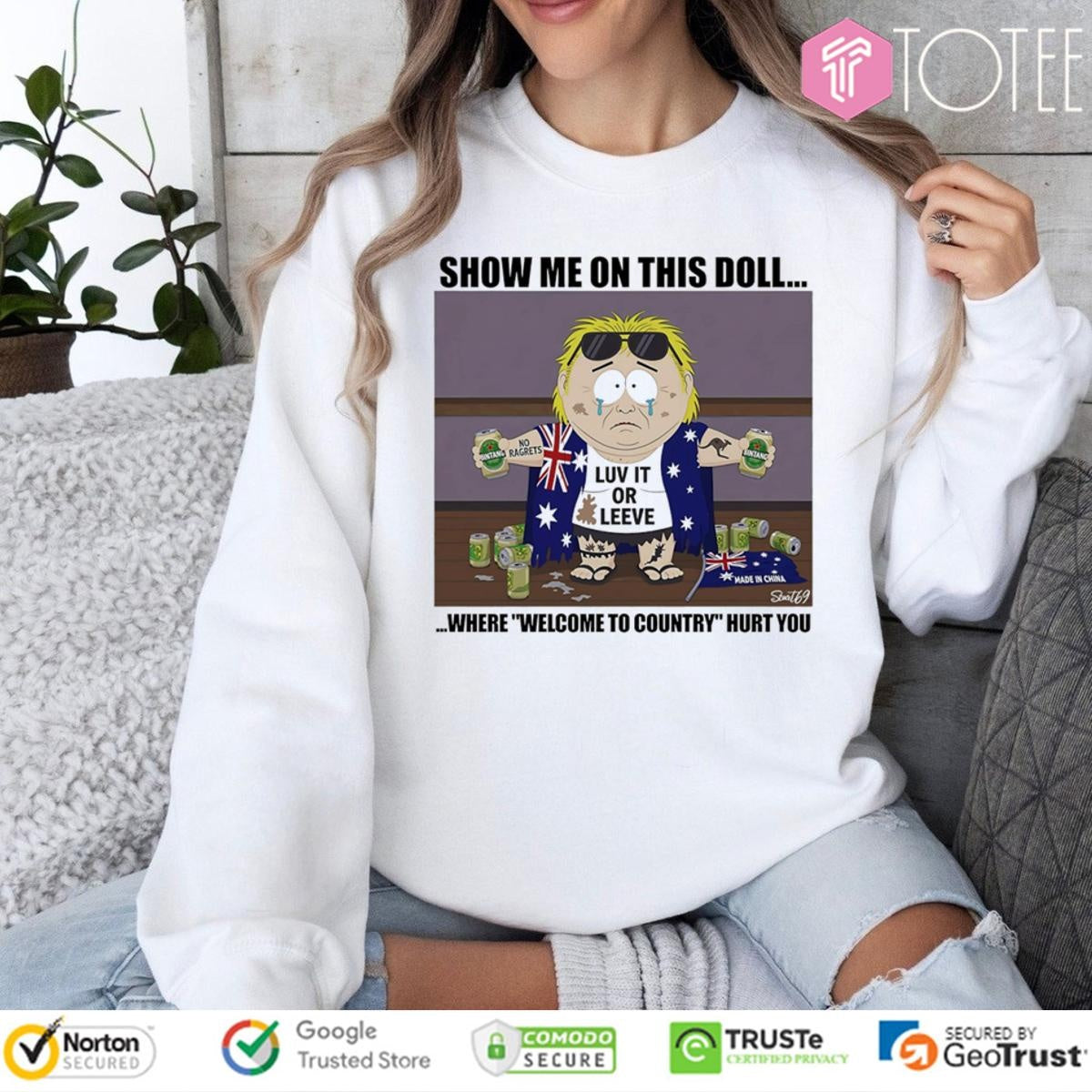 South Park Show Me On This Doll Where Welcome To Country Hurt You T-shirt
