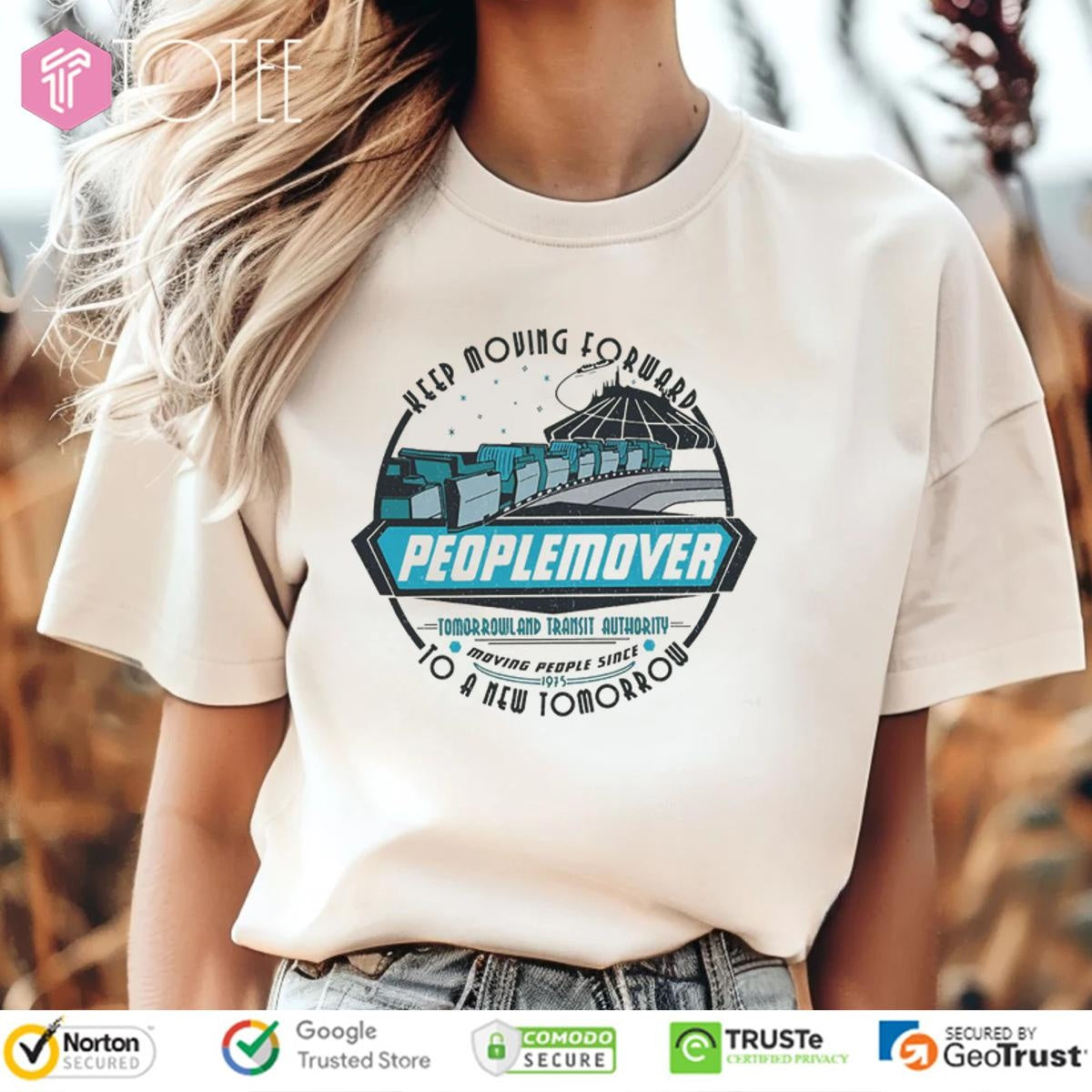 Space Mountain Peoplemover Keep Moving Forward To A New Tomorrow T-shirt