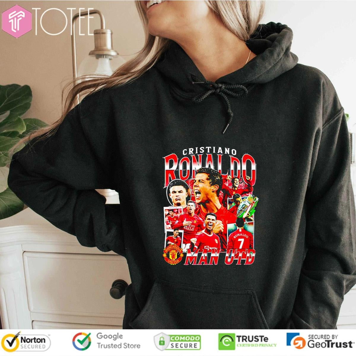 Speed Wearing A Cristiano Ronaldo Man Utd T-shirt