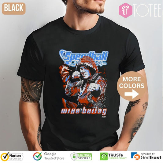 Speedball Mike Bailey Time Adventure Beefy Aew Signature T-shirt