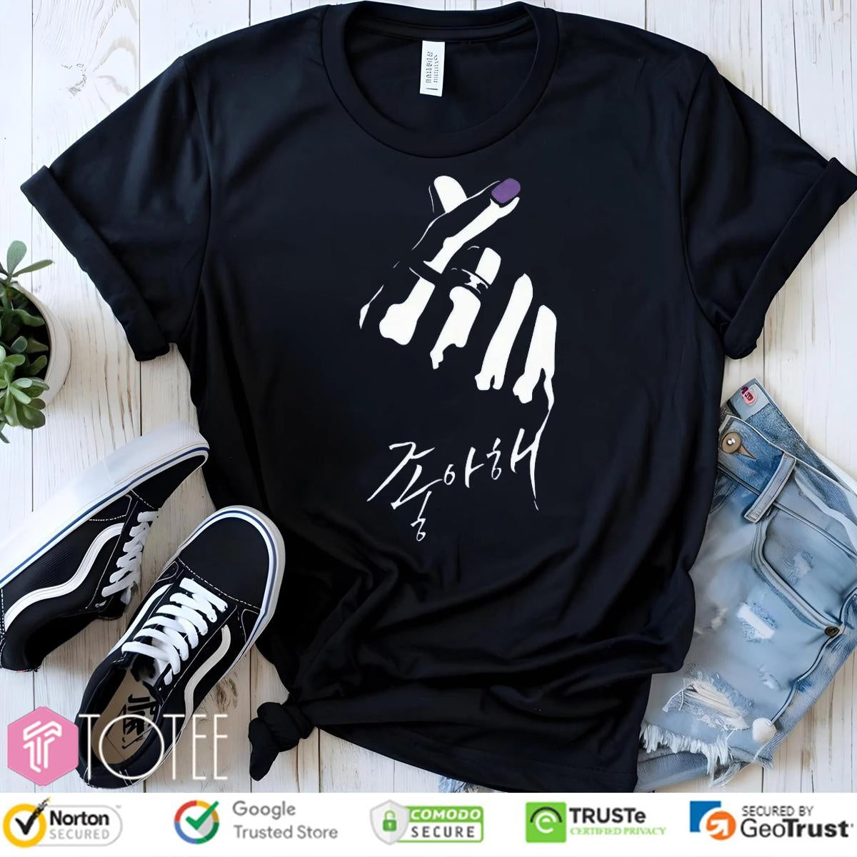 Squid Game Thanos Finger Heart Choi Seunghyun T.O.P Signature T-shirt