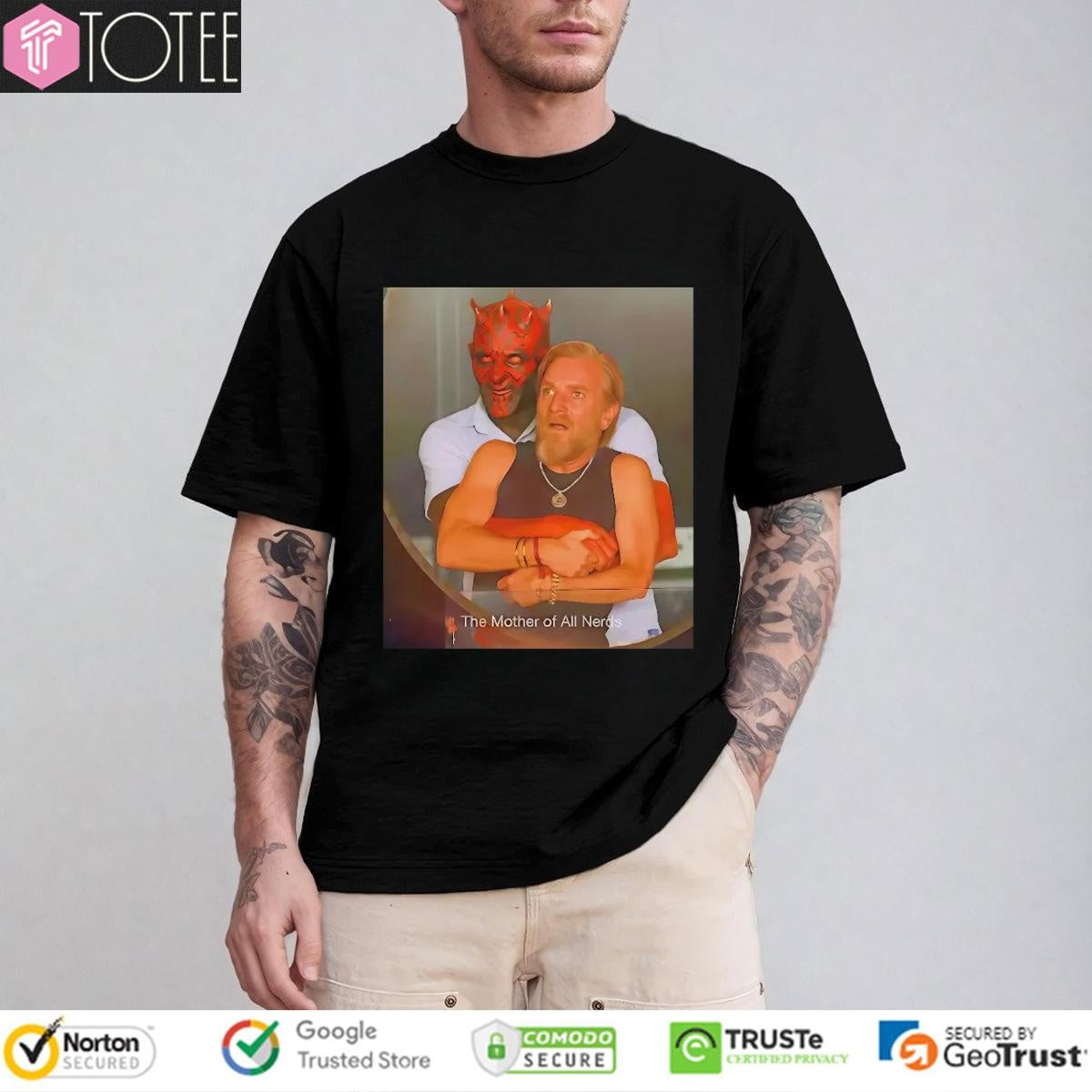 Star Wars Darth Maul Obi Wan Kenobi Coldplay Concert Kiss Cam T-shirt