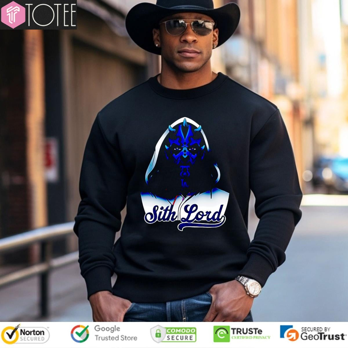 Star Wars Sith Lord Parody Los Angeles Dodgers Baseball T-shirt