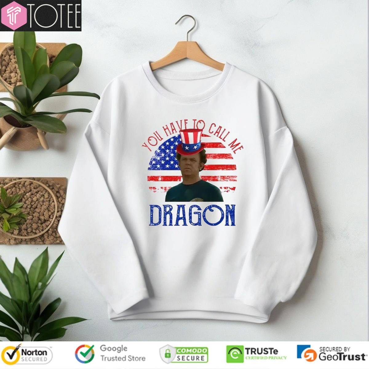 Step Brothers You Have To Call Me Dragon American Flag 4Th Of July T-shirt