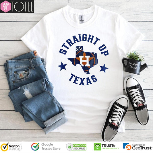 Straight Up Texas Houston Astros Baseball Logo T-shirt
