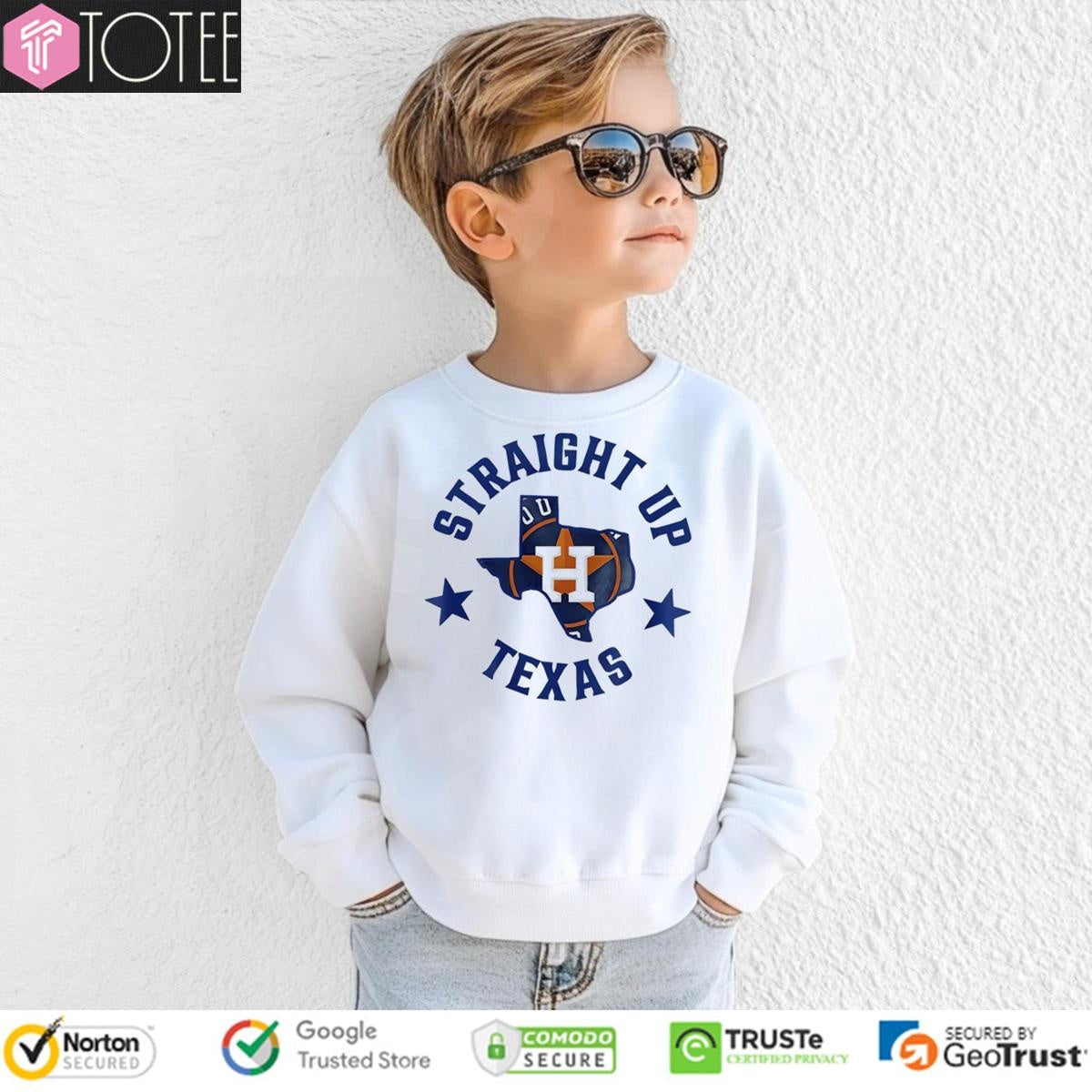 Straight Up Texas Houston Astros Baseball Logo T-shirt