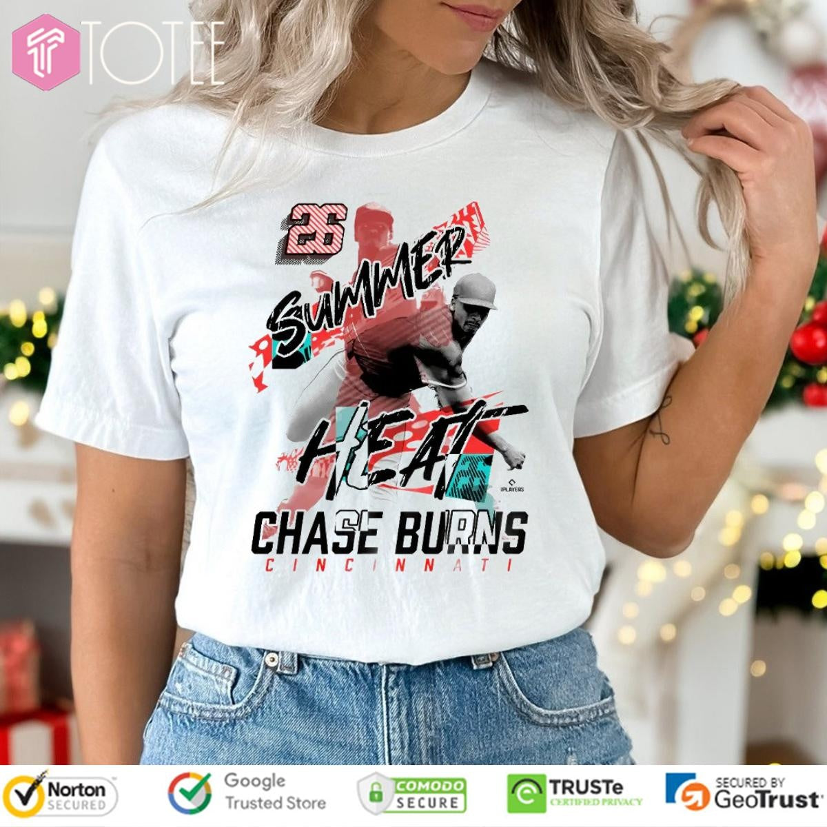 Summer Heat Chase Burns Cincinnati Reds T-shirt