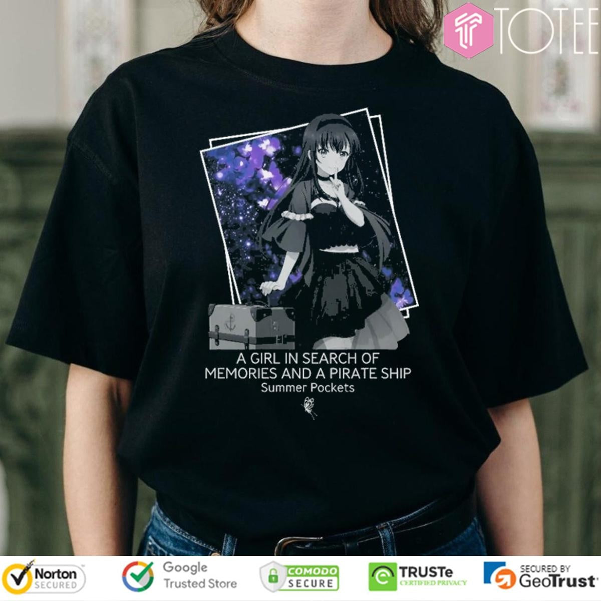 Summer Pockets Kamome Kushima A Girl In Search Of Memories And A Pirate Ship T-shirt