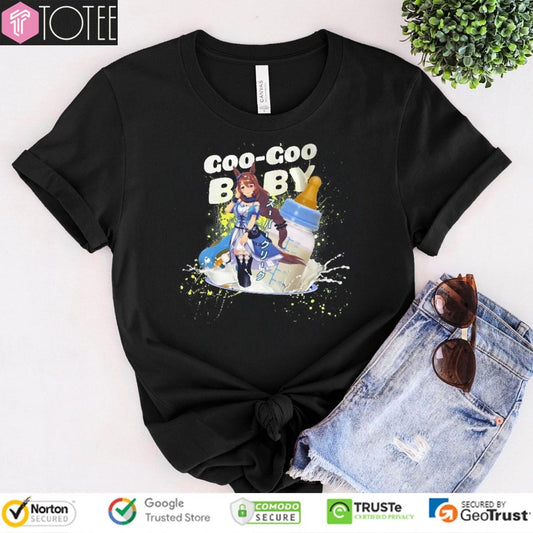 Super Creek Uma Musume Pretty Derby Goo Goo Baby Milk Bottle T-shirt