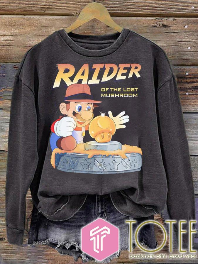 Super Mario Raider Of The Lost Mushroom T-shirt