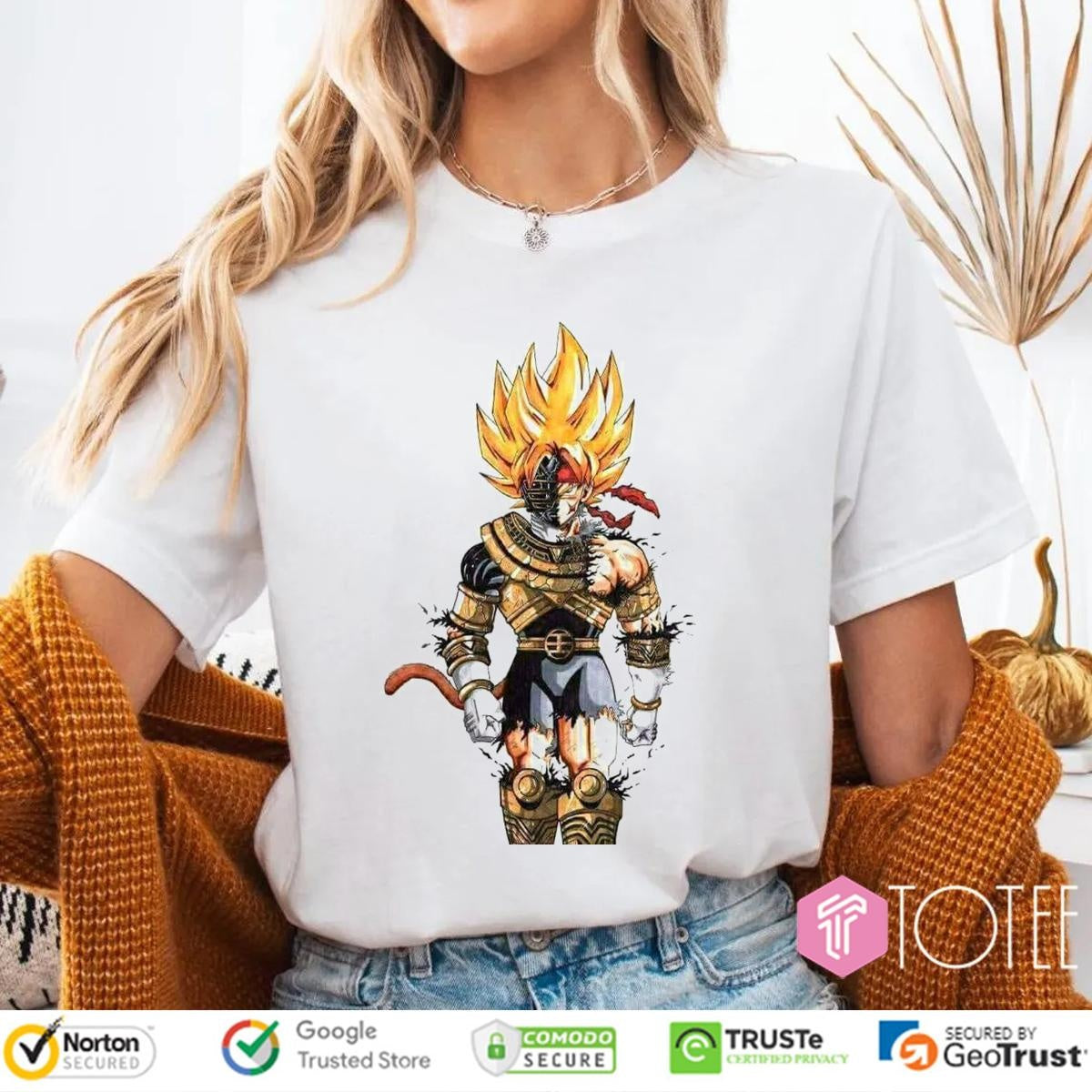 Super Saiyan Bardock Power Ranger Dragon Ball Fathers Day T-shirt