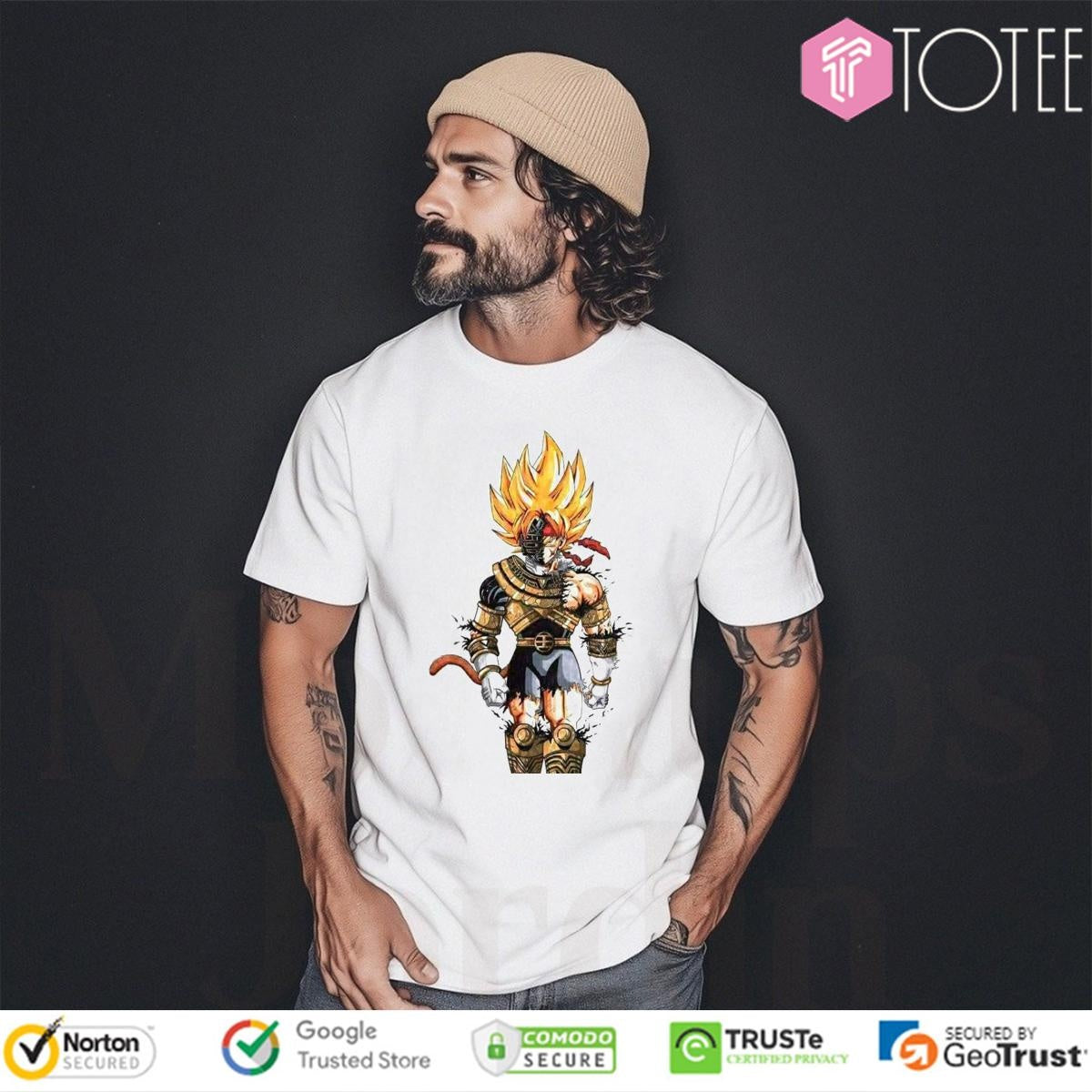 Super Saiyan Bardock Power Ranger Dragon Ball Fathers Day T-shirt