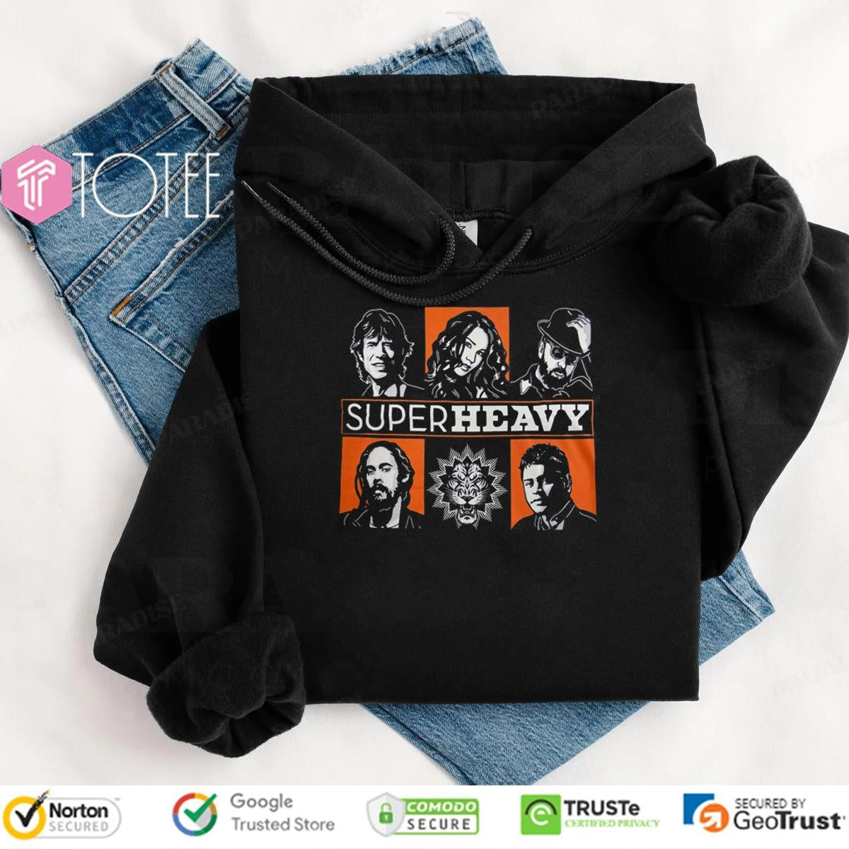 Superheavy Band Grid Mick Jagger Dave Stewart Joss Stone Damian Marley T-shirt