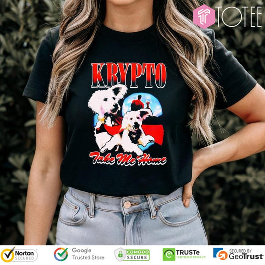 Superman Krypto Take Me Home Retro Vintage Dog T-shirt