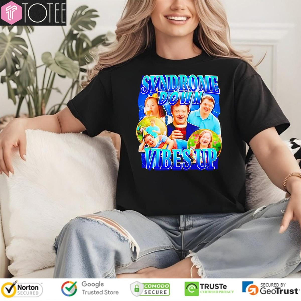 Syndrome Down Vibes Up Bootleg T-shirt