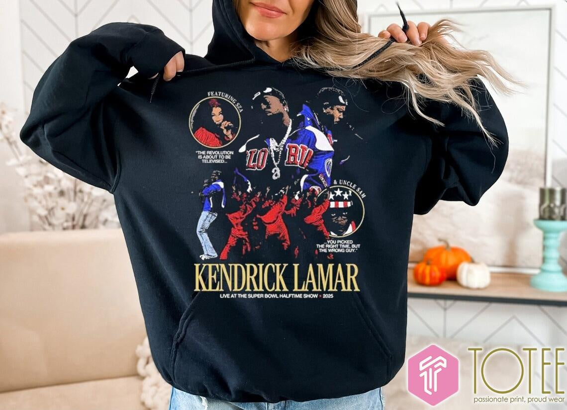 Sza Uncle Sam Kendrick Lamar Live At The Super Bowl Lix Halftime Show 2025 T-shirt