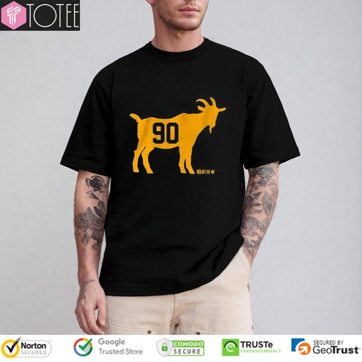 T. J. Watt Goat 90 Pittsburgh Steelers T-shirt