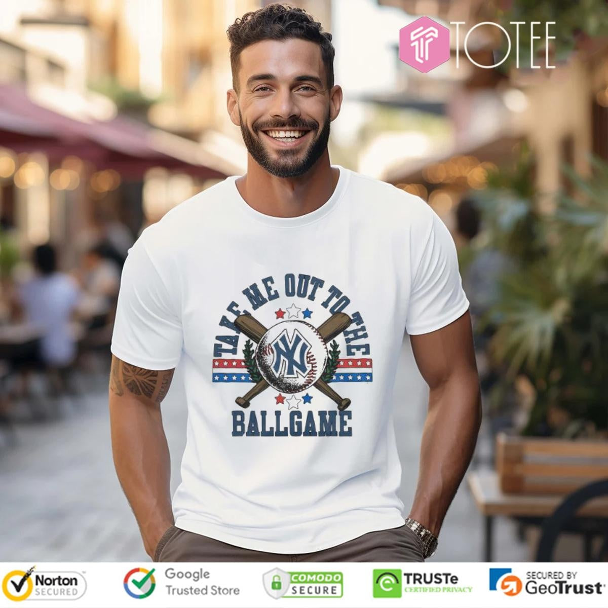 Take Me Out To The Ballgame New York Yankees Baseball T-shirt