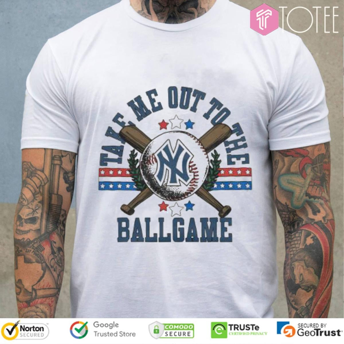 Take Me Out To The Ballgame New York Yankees Baseball T-shirt