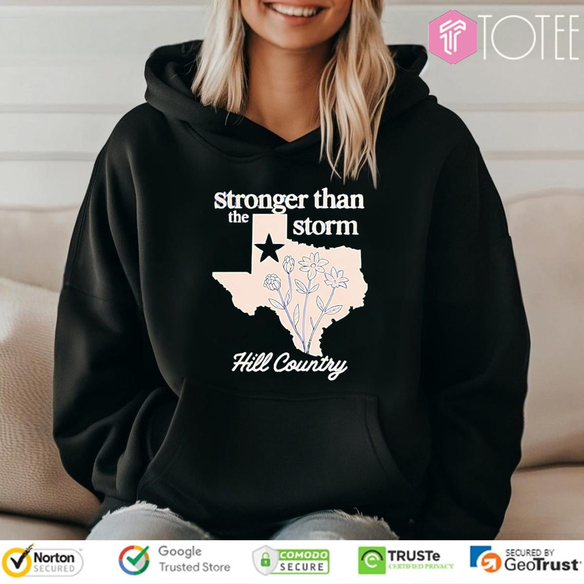 Texas Stronger Than The Storm Hill Country T-shirt