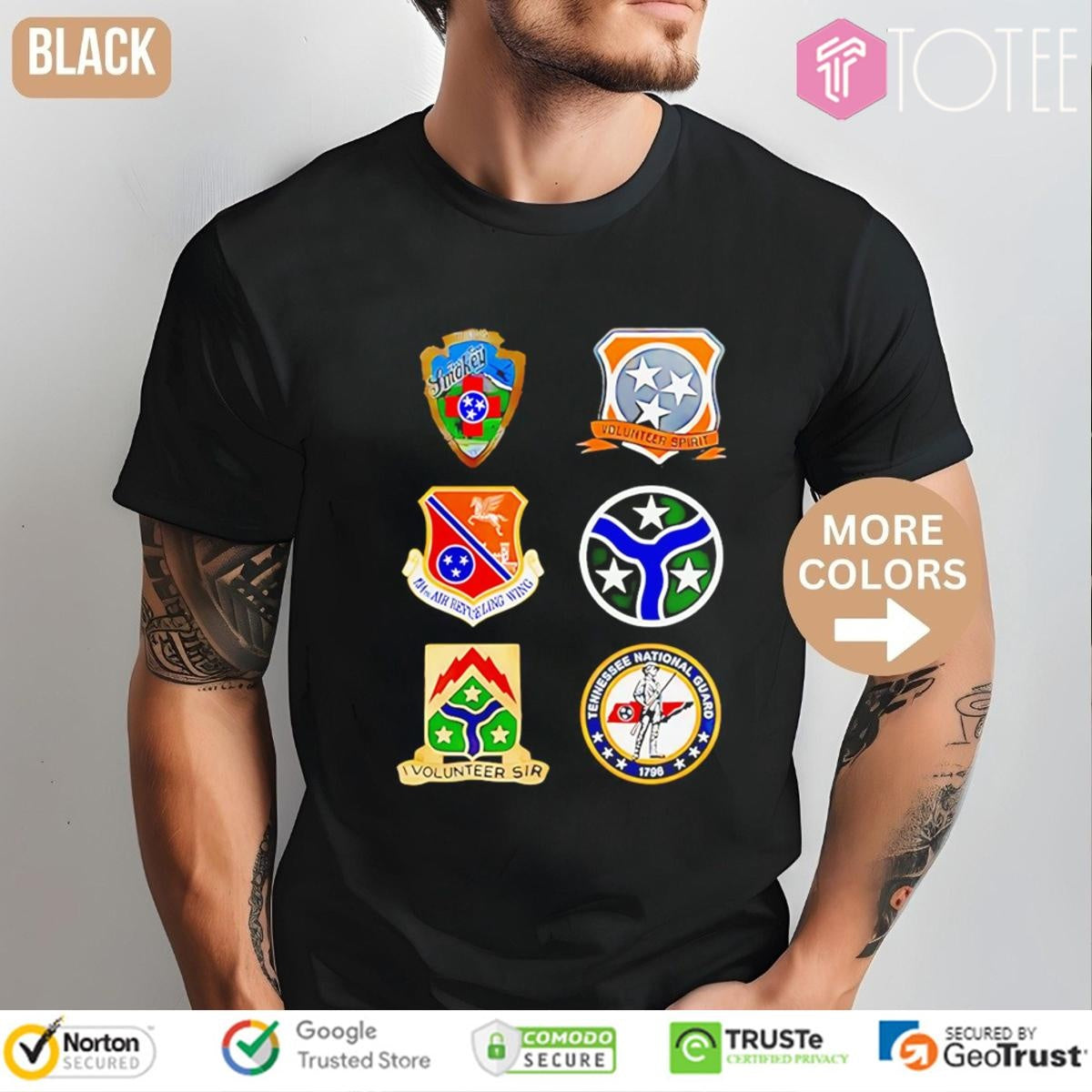 Tf Smoke Grey 134Th Arw 278Th Acr I Volunteer Sir Tennessee National Guard T-shirt