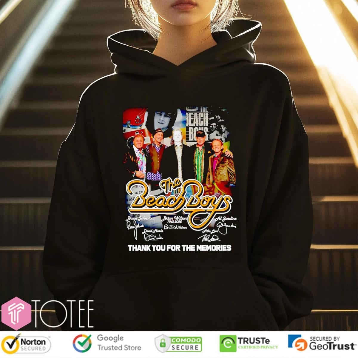 The Beach Boys Thank You For The Memories Signatures Hoodie