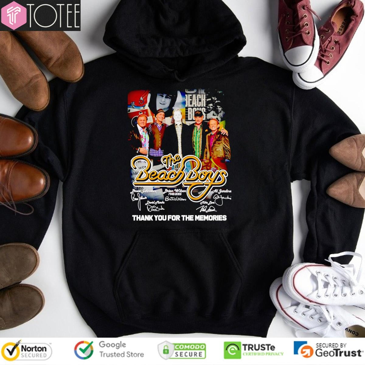 The Beach Boys Thank You For The Memories Signatures Hoodie