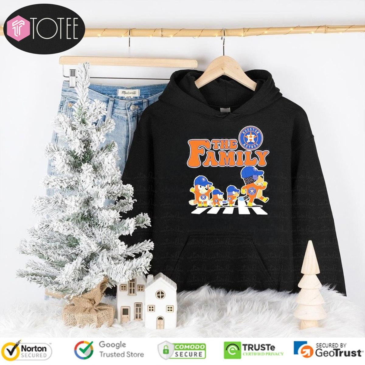 The Bluey Family Abbey Road Houston Astros Baseball T-shirt