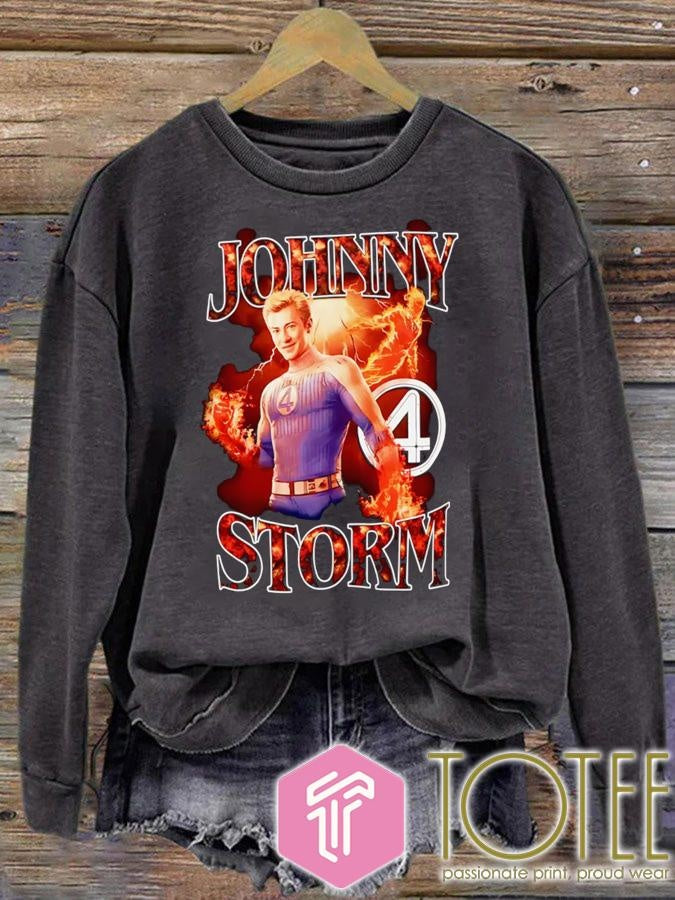 The Fantastic 4 Johnny Storm Graphic T-shirt