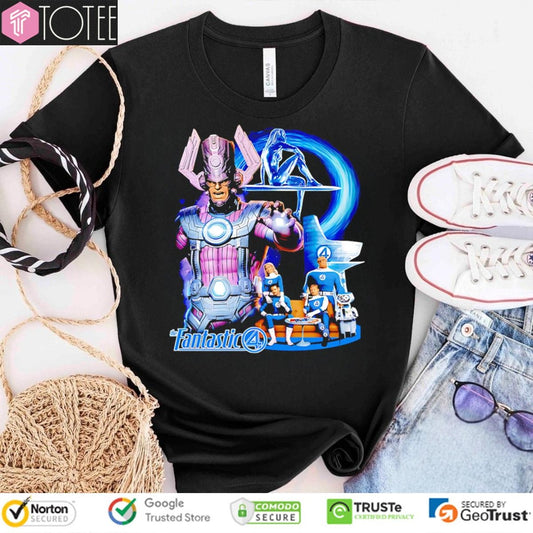 The Fantastic 4 Silver Surfer And Galactus T-shirt