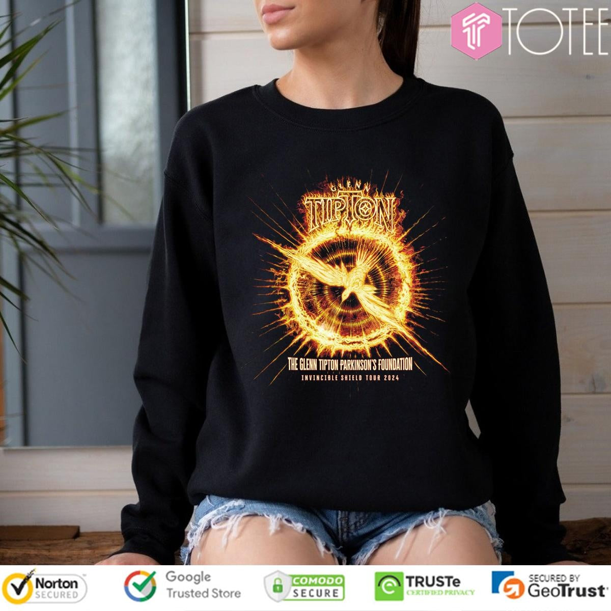 The Glenn Tipton Invincible Shield Of Pain World Tour Judas Priest sweatshirt